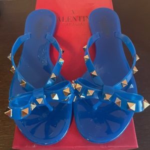 Valentino rubber flip flops